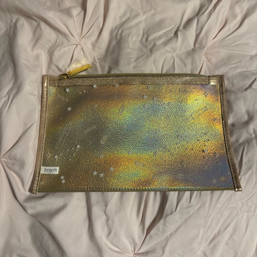 Benefit Iridescent Starry Cosmetic Pouch